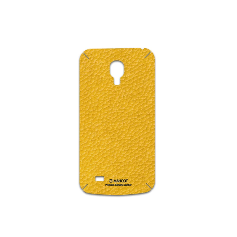 برچسب پوششی ماهوت مدل Mustard-Leather مناسب برای گوشی موبایل سامسونگ Galaxy S4 mini