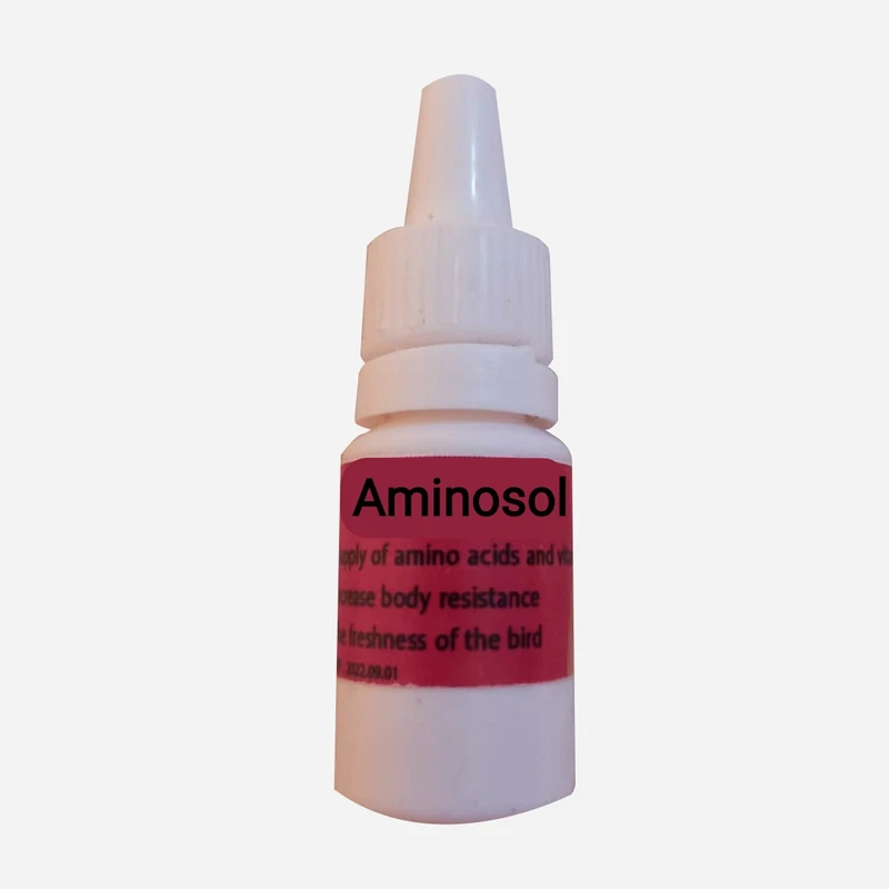 محلول افزایش تخم پرندگان زینتی مدل Aminosol 30X حجم 30میلی لیتر