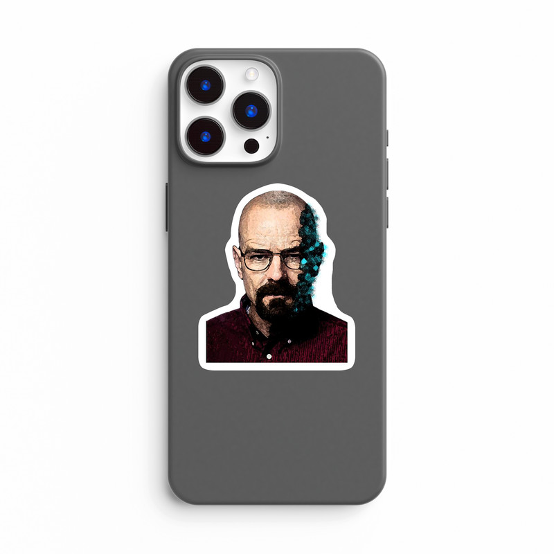 استیکر لپ تاپ و موبایل بووم طرح سریال Breaking Bad مدل Walter White کد WR18