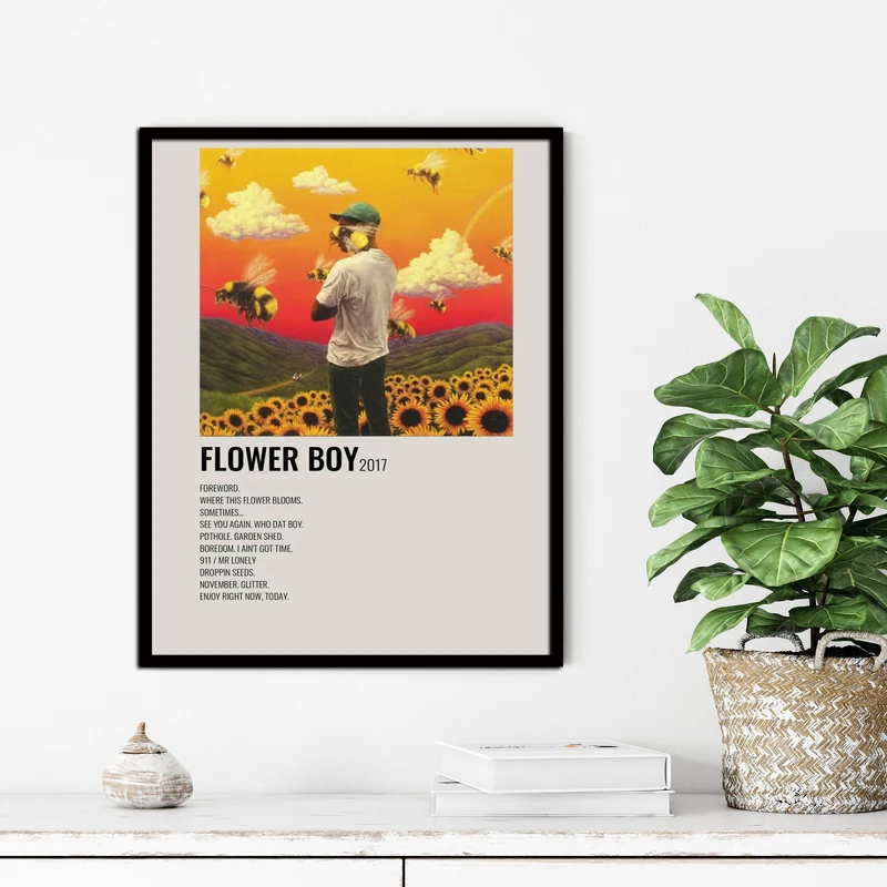 تابلو آتریسا مدل طرح پوستر فیلم FLOWER BOY مدل ATM829