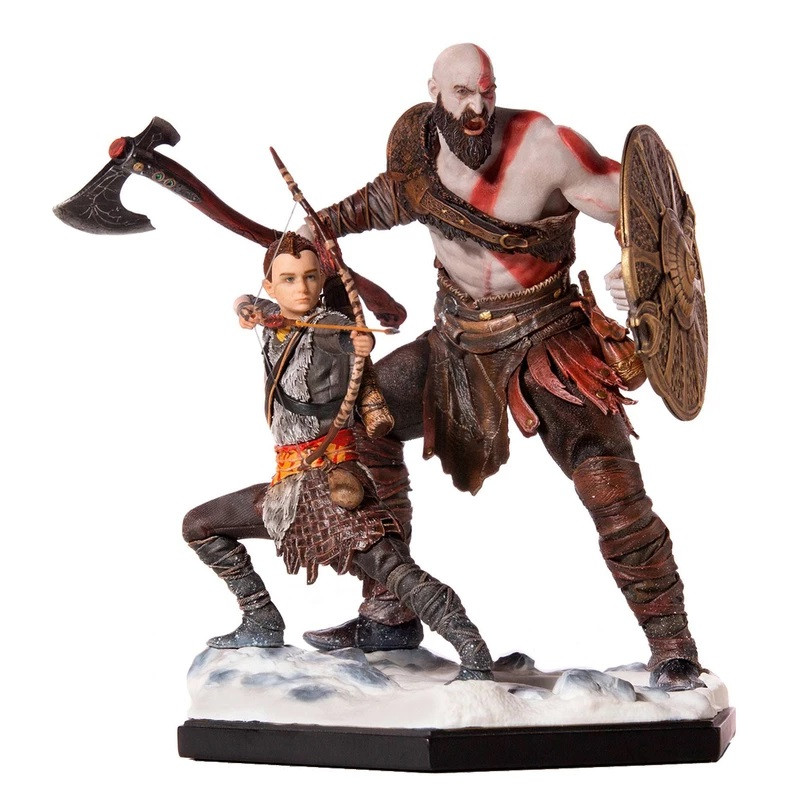 فیگور مدل خدای جنگ گاد آف وار کریتوس طرح God of War Kratos Atreus کد 01