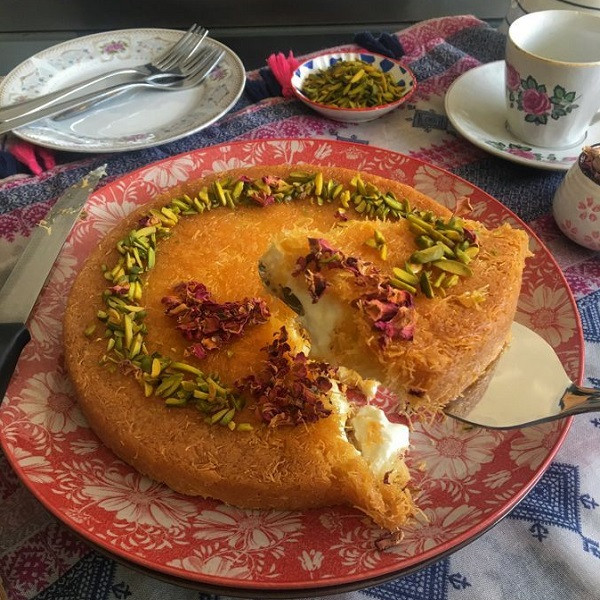 قالب شیرینی به گز مدل کنافه کد 12