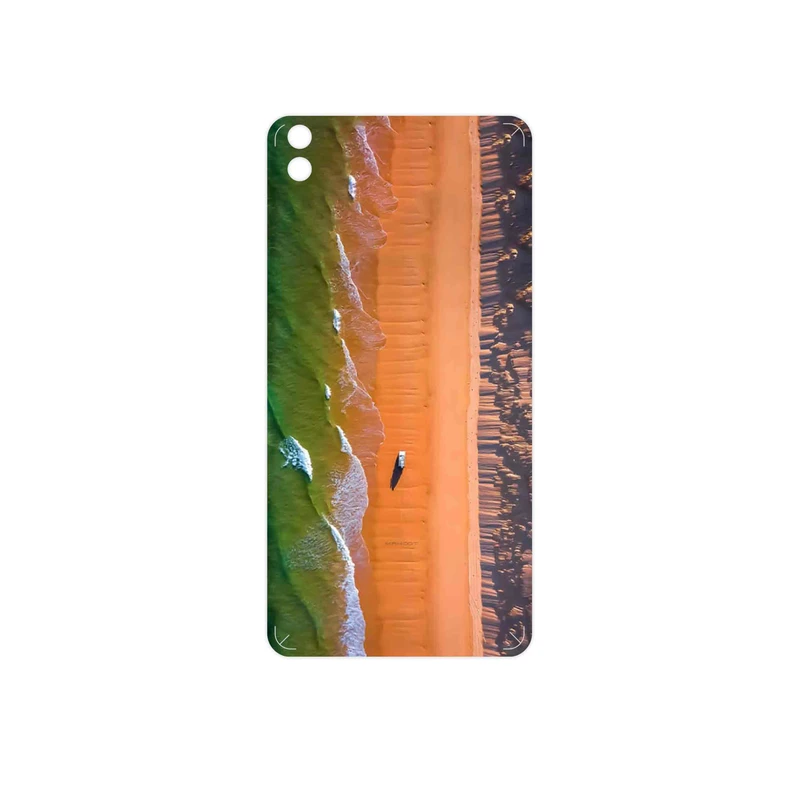 برچسب پوششی ماهوت مدل Beach and Green Sea مناسب برای گوشی موبایل اچ تی سی Desire 816
