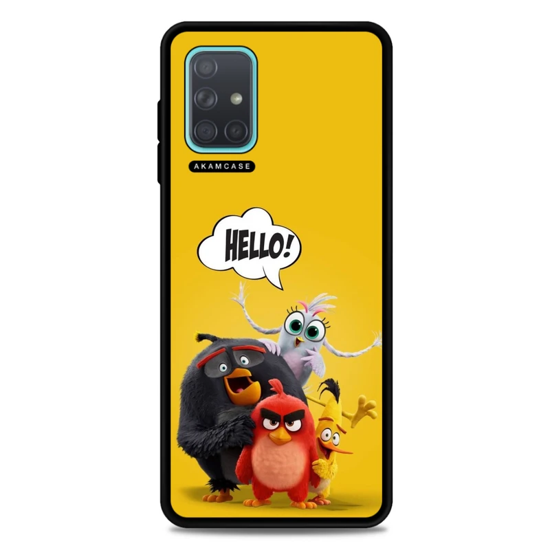 کاور آکام مدل AMC-WSGA71-ANGRY BIRDS17 مناسب برای گوشی موبایل سامسونگ Galaxy A71