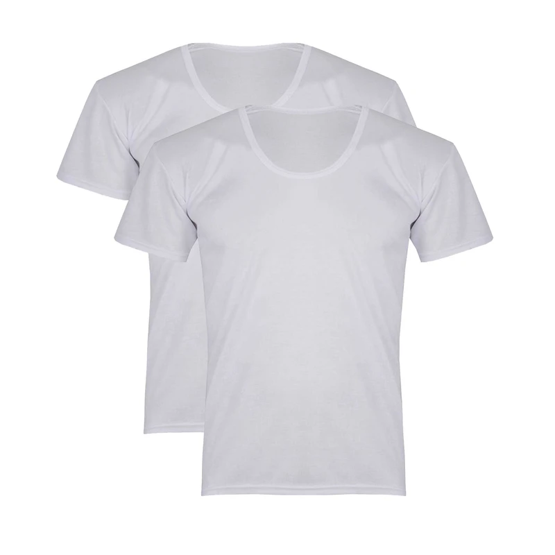 زیرپوش آستین دار مردانه دکسونری مدل 355020901 بسته دو عددی بسته دو عددی رنگ سفید