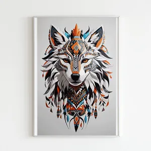 تابلو طرح گرگ مدل AX26