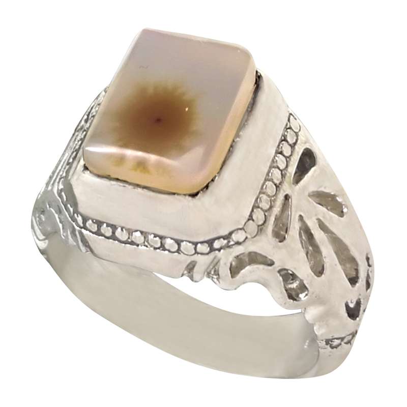 انگشتر نقره مردانه مدل 16g