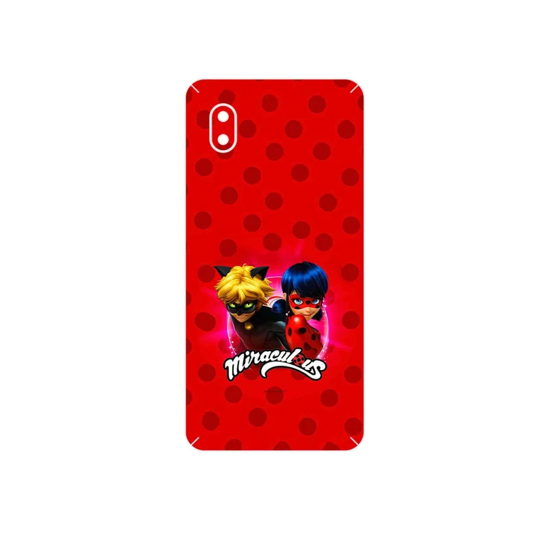 برچسب پوششی ماهوت مدل Ladybug and Cat Noir مناسب برای گوشی موبایل سامسونگ Galaxy A01 Core