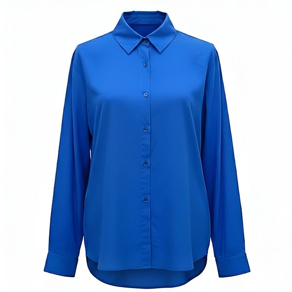 شومیز آستین بلند یقه برگردان زنانه مدل پاییزی کد ۶۶