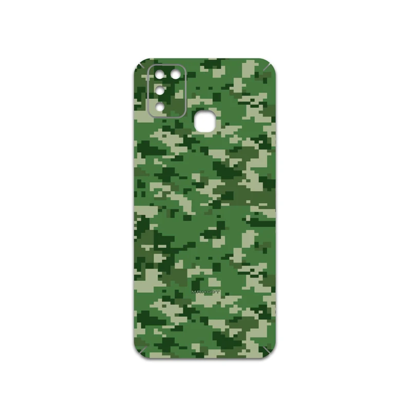 برچسب پوششی ماهوت مدل Army-Green-Pixel مناسب برای گوشی موبایل اینفینیکس Smart 6 X657B
