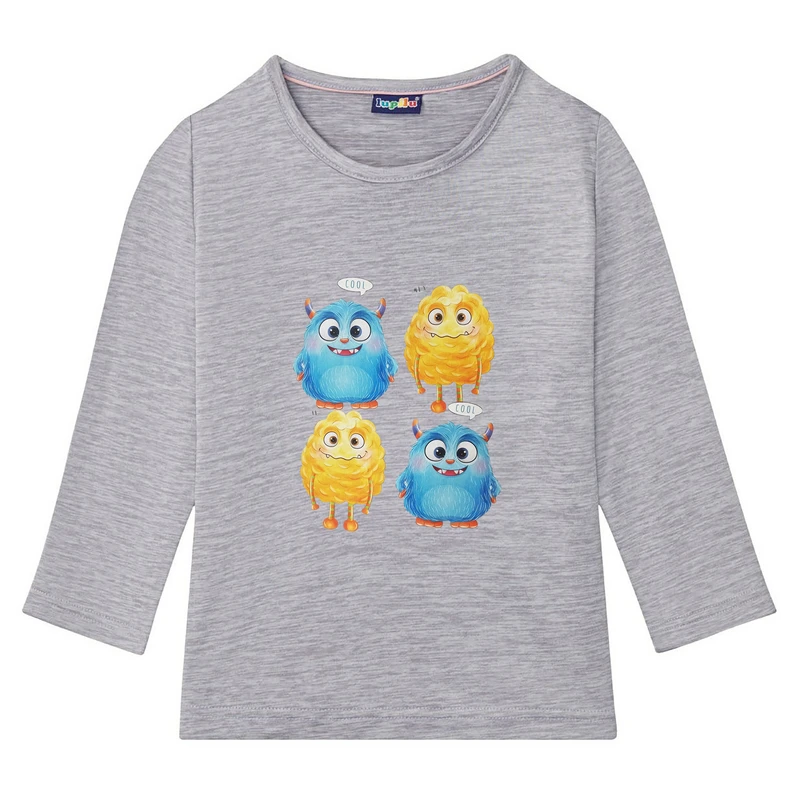 تی شرت آستین بلند بچگانه لوپیلو مدل هیولاهای دوست‌ داشتنی