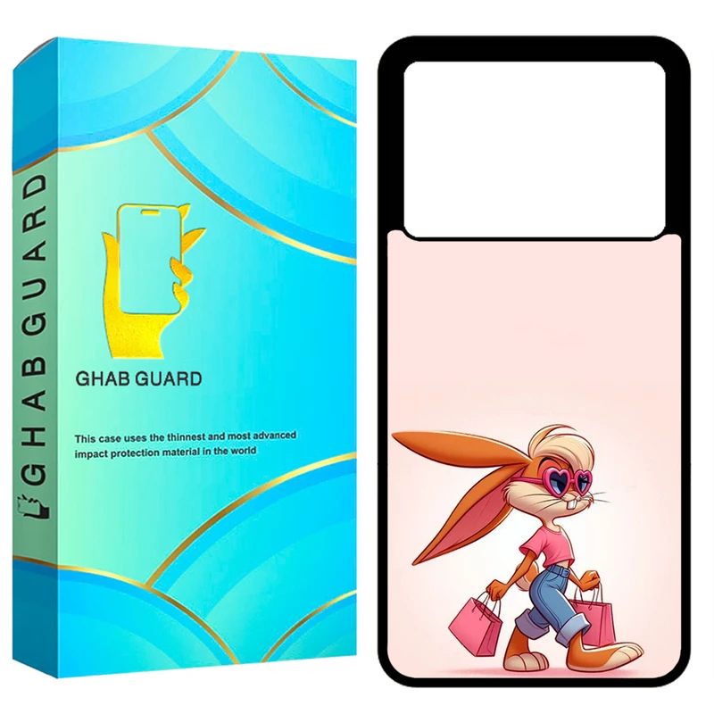 کاور قاب گارد طرح خرگوش مدل GCHPK60 مناسب برای گوشی موبایل شیائومی Poco X6 Pro 5G / Redmi K70E