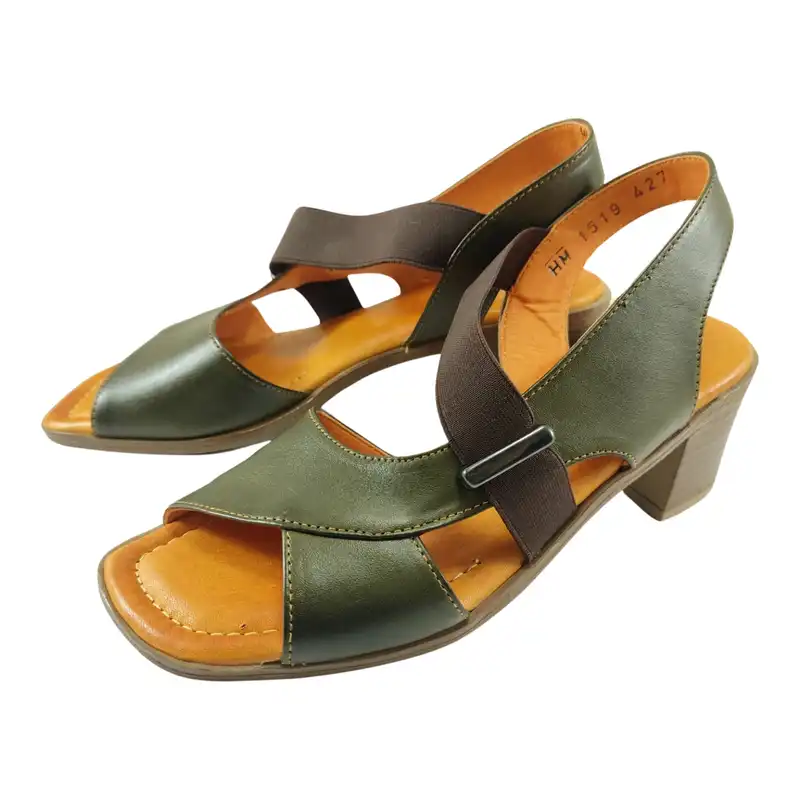 صندل زنانه مدل چرم طبیعی کد 669.1