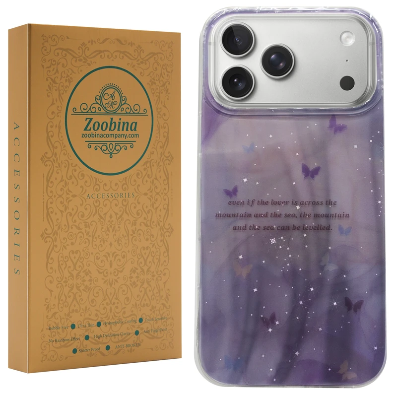 کاور زوبینا مدل Hena مناسب برای گوشی موبایل اپل iPhone 17 Pro Max