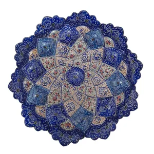 بشقاب میناکاری مسی  کد 2B5
