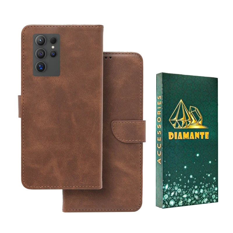 کیف کلاسوری دیامانته مدل Bors Gn مناسب برای گوشی موبایل سامسونگ Galaxy S24 Ultra