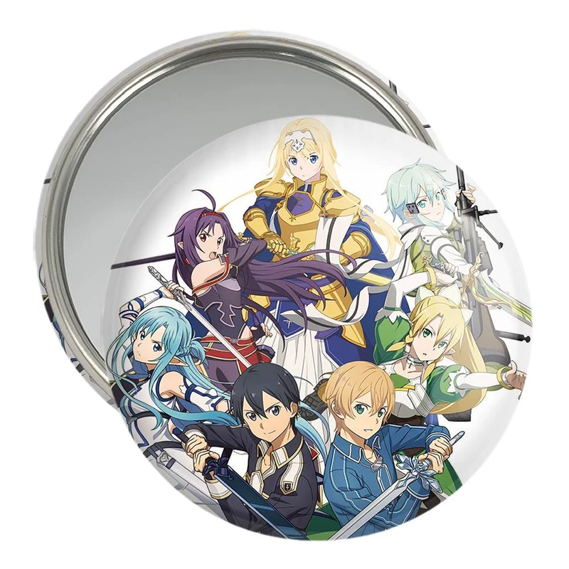 آینه جیبی خندالو مدل انیمه هنر شمشیر زنی آنلاین  کد 10130