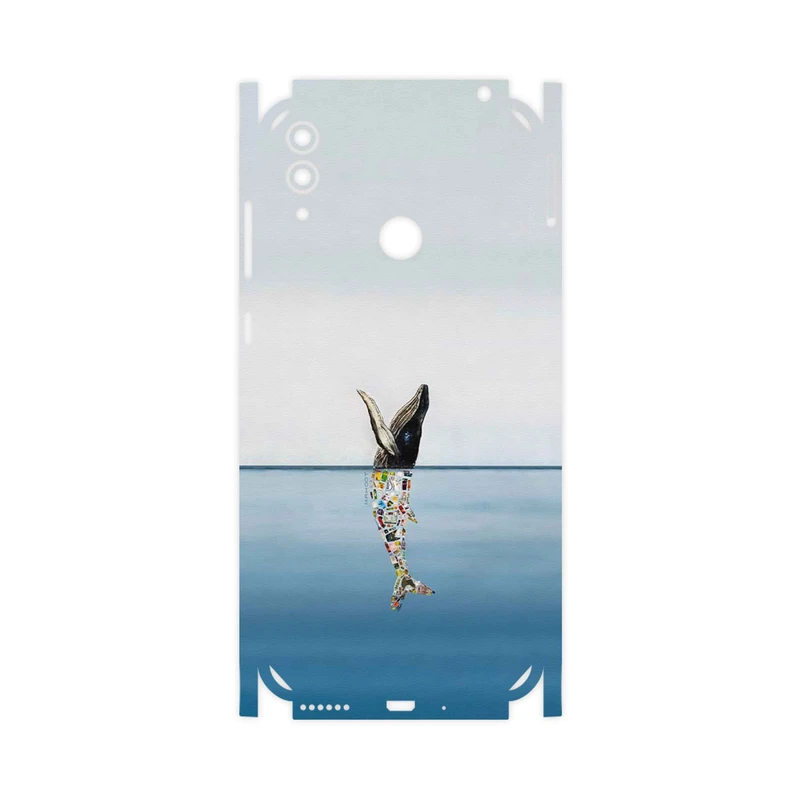 برچسب پوششی ماهوت مدل Collage of Sea Trash-FullSkin مناسب برای گوشی موبایل آنر 8C