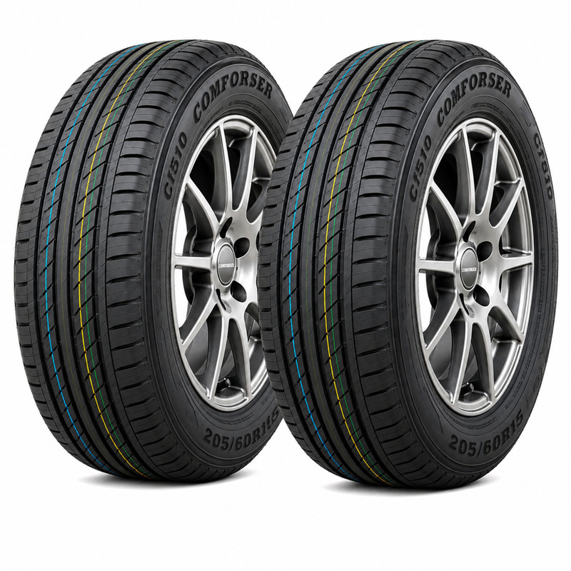 لاستیک خودرو کامفورزر مدل CF510 سایز 205/60/15 تولید سال 2025- 2 حلقه