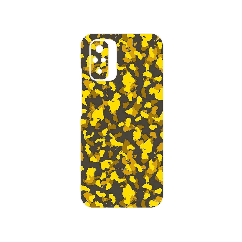برچسب پوششی ماهوت مدل Yellow Infantry Army مناسب برای گوشی موبایل شیائومی Redmi Note 10