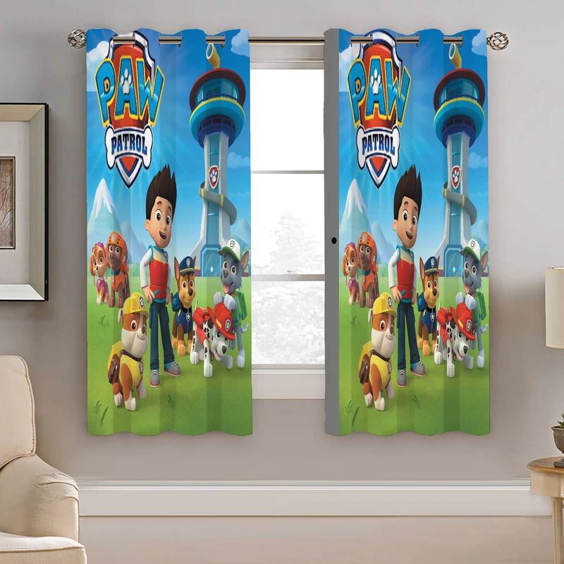 پرده نیروانا طرح سگهای نگهبان کودک مدل هازان کد 4479 سایز 140×200 سانتی متر