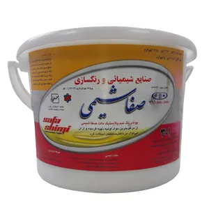 رنگ نیمه پلاستیک صفاشیمی مدل 301 وزن 5 کیلوگرم