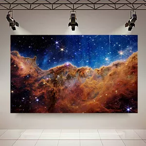 پوستر پارچه ای طرح کهکشان و ستارگان مدل عکس تلسکوپ جیمز وب کد AR30569