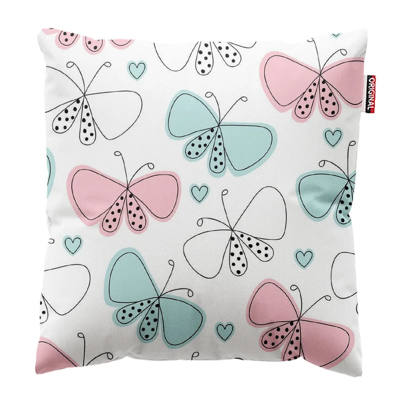 کوسن پاد آفرین طرح پروانه کد 2760 سایز 30*30 سانتی متر