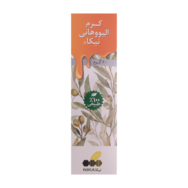 کرم ترمیم کننده نیکا مدل الیو و هانی وزن 60 گرم کرم ترمیم کننده نیکا مدل الیو و هانی وزن 60 گرم