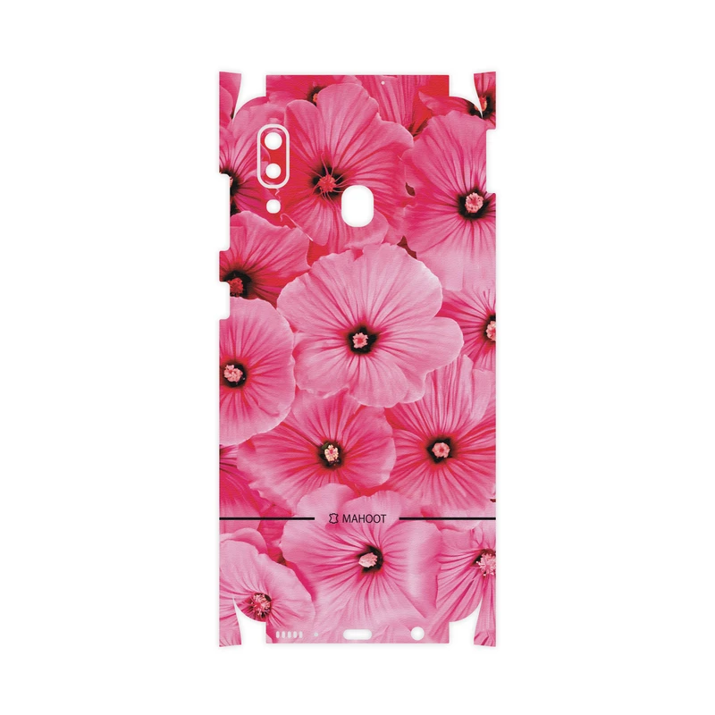 برچسب پوششی ماهوت مدل Full skin-Pink-Flower مناسب برای گوشی موبایل سامسونگ Galaxy M10s