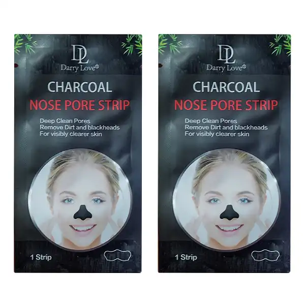 چسب پاک کننده بینی داری لاو مدل CHARCOAL مجموعه 2 عددی