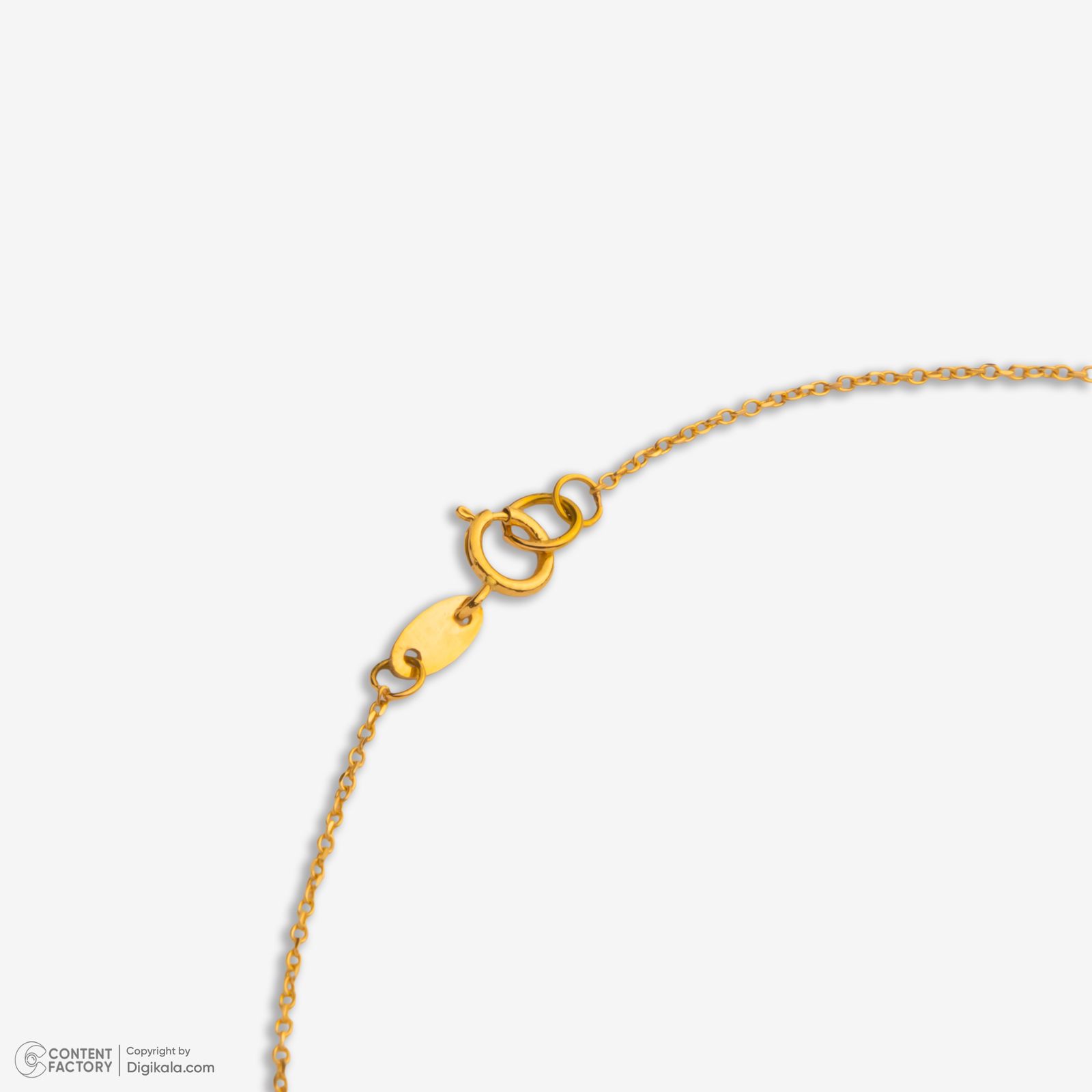 گردنبند طلا 18 عیار زنانه با زنجیر حلقه‌ای (فلامینگو) مایا ماهک مدل MM2172 -  - 4