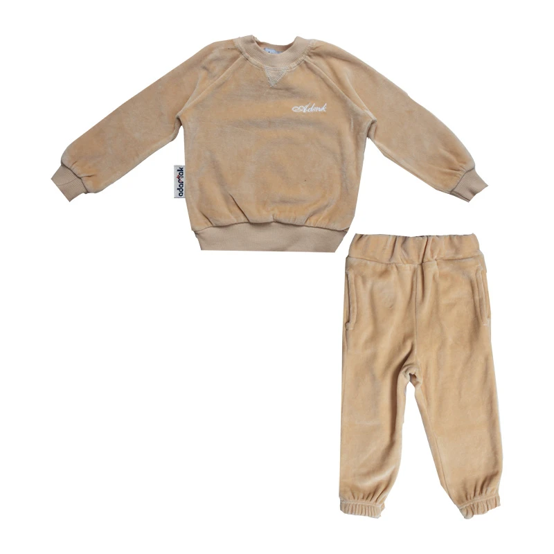 ست سویشرت آستین بلند  و شلوار راحتی نوزادی  آدمک کد 110066