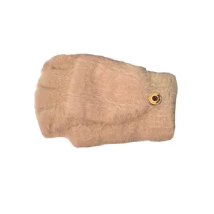 دستکش زنانه مدل موهرکلاه دار 