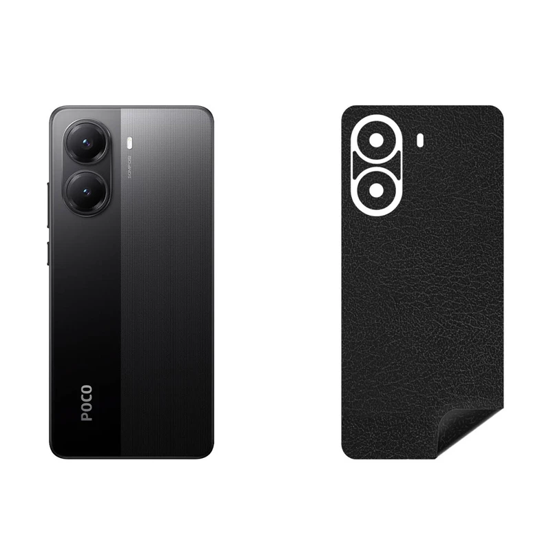 برچسب پوششی بستور طرح چرم مدل GB1-17 مناسب برای گوشی موبایل شیائومی Poco X7 Pro
