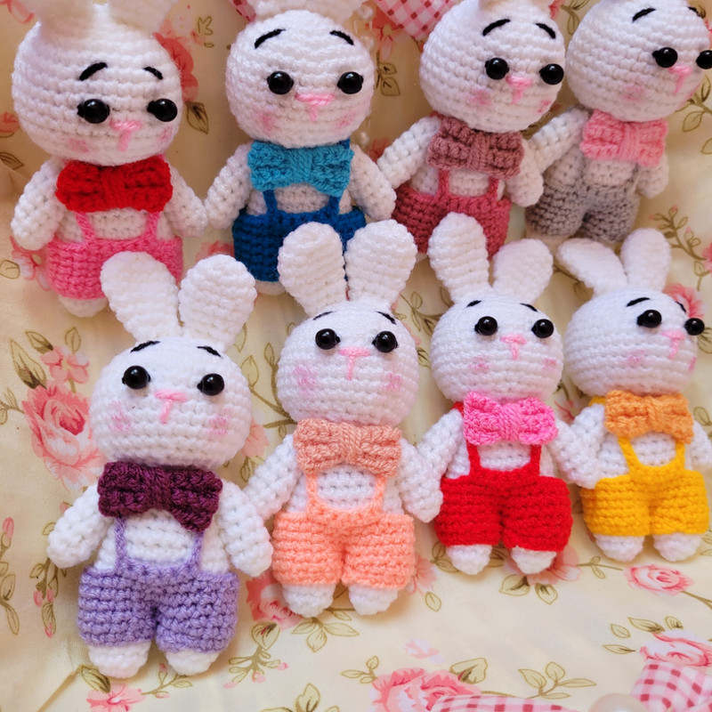 جاکلیدی دخترانه مدل بافتنی خرگوش