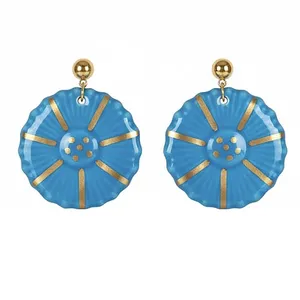 گوشواره دست ساز سرامیکی زنانه کد 0094