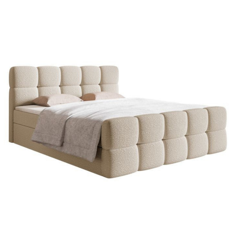 تخت خواب دونفره کد DR 4556 سایز 200x160 سانتی متر