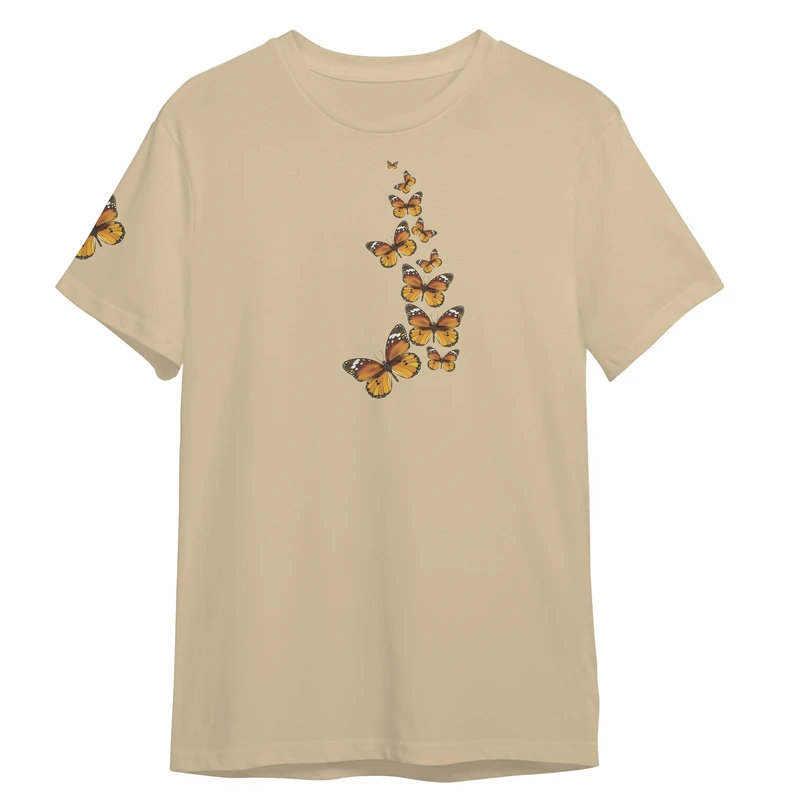 تی شرت آستین کوتاه زنانه مدل پروانه شیک و خاص کد 581