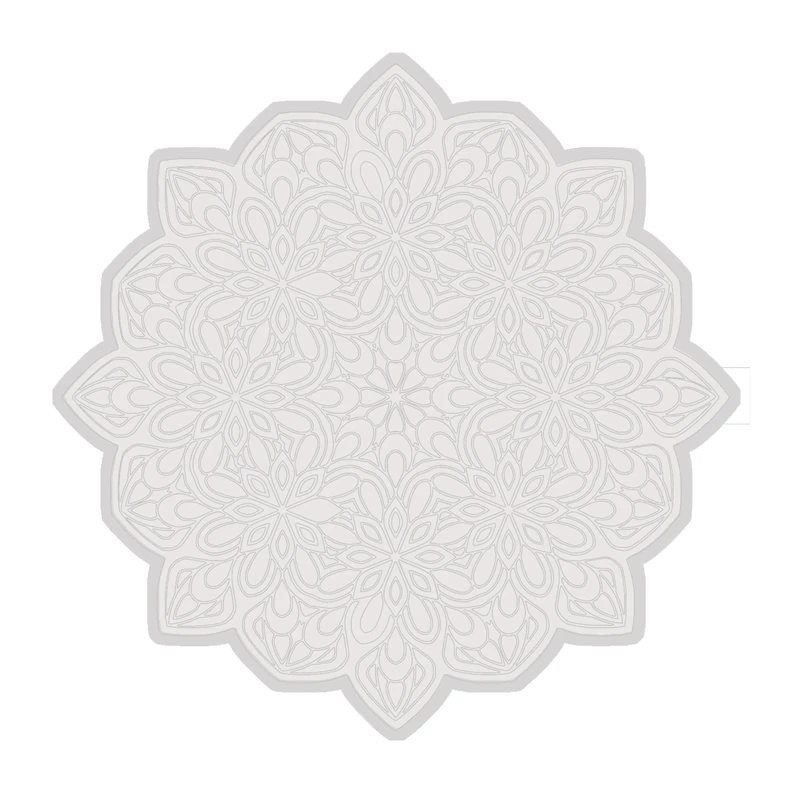 قالب رزین مدل سینی کف طرح دار کد ۴۰۱