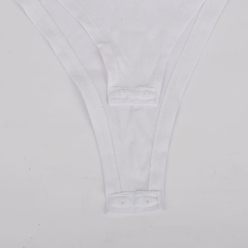 بادی آستین بلند زنانه دکسونری مدل 256004701 یقه دار رنگ سفید