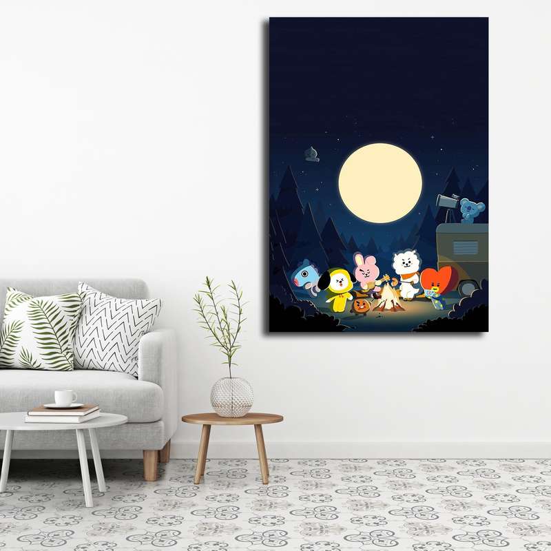 تابلو شاسی کودک مدل BT21 کد 54