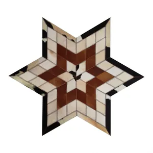 کلاژ فرش پوست و چرم کمالی مدل AD-00436