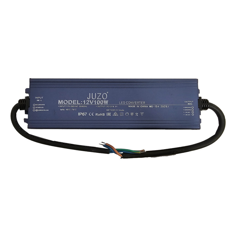 منبع تغذیه 12 ولت جوزو مدل 12V100W