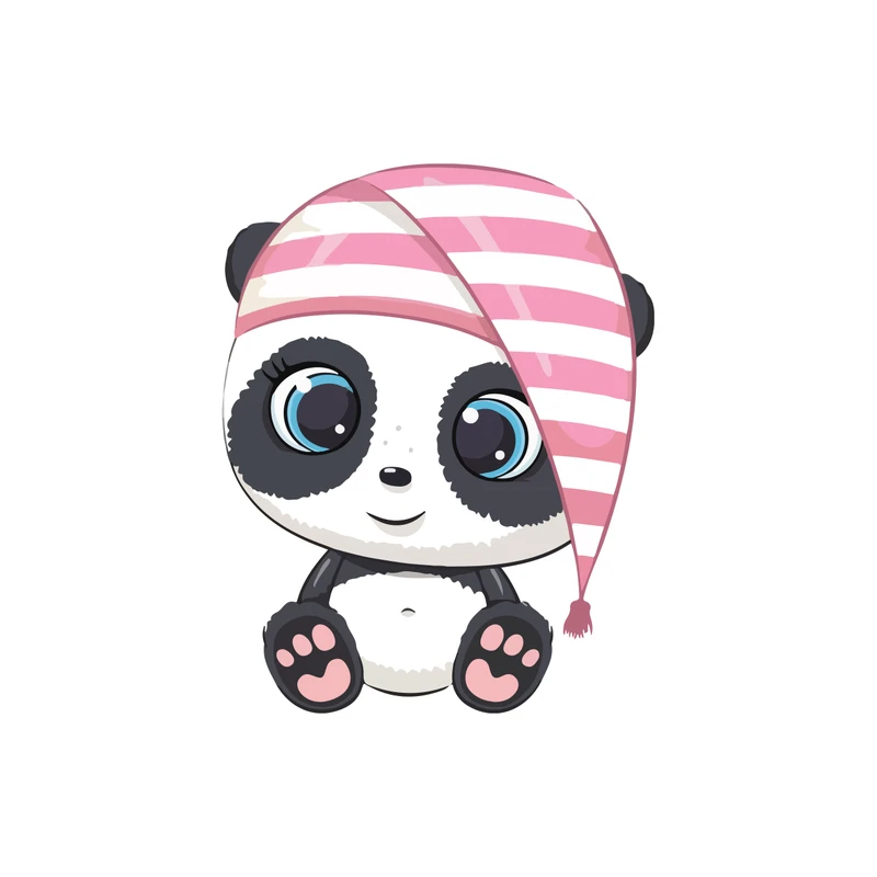 استیکر دیواری کودک پویا مارکت مدل پاندا کد 1516