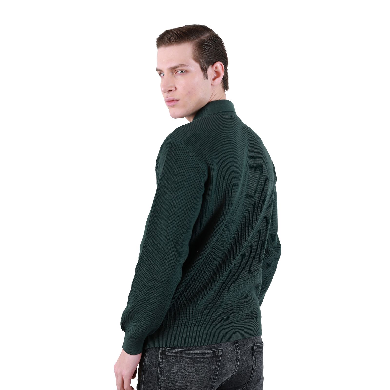 پلیور مردانه پاتن جامه مدل نیم زیپ 304021030033999 -  - 6