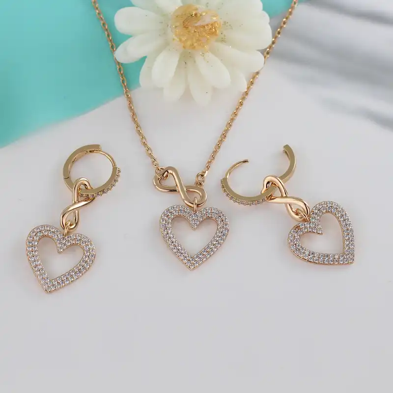 نیم ست زنانه ژوپینگ مدل قلب کد se169