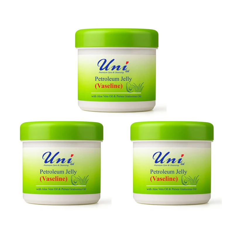 وازلین دست یونی لد مدل آلوکادو حاوی آووکادو و آلوئه ورا مناسب برای انواع پوست وزن 100 گرم مجموعه 3 عددی