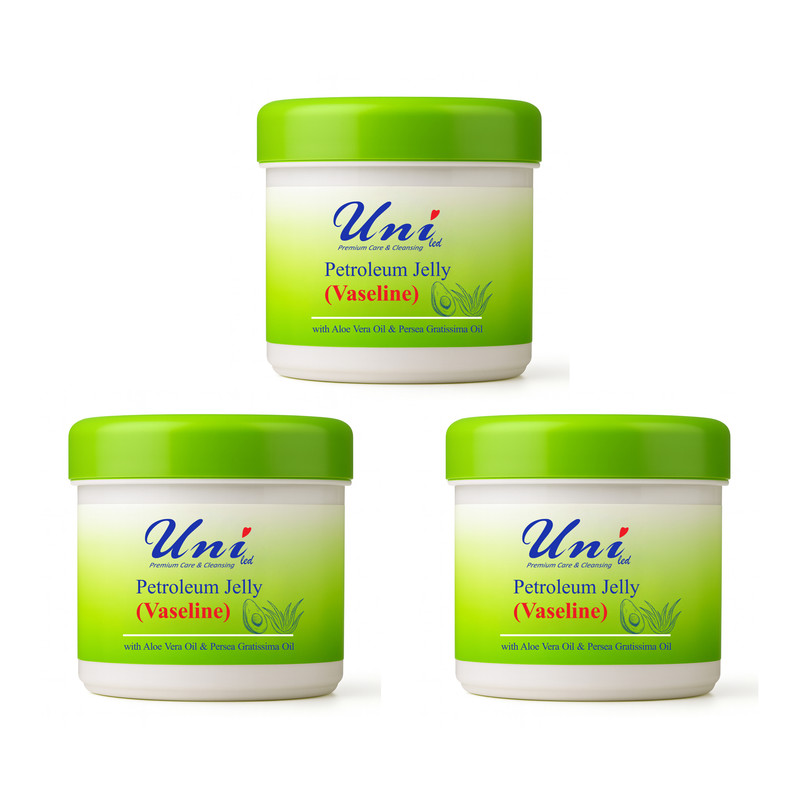 وازلین دست یونی لد مدل آلوکادو حاوی آووکادو و آلوئه ورا مناسب برای انواع پوست وزن 100 گرم مجموعه 3 عددی