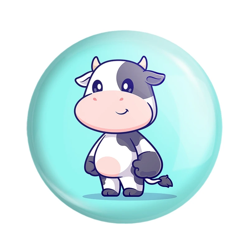 مگنت خندالو مدل حیوانات بامزه گاو کد 29712